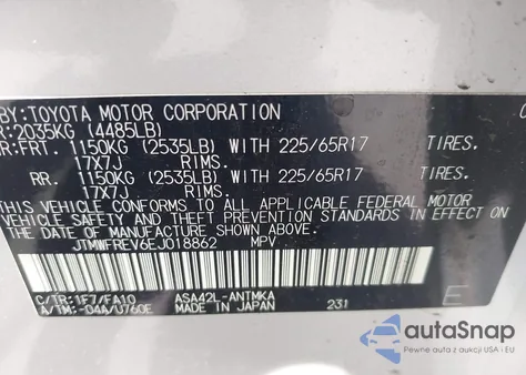 2014 Toyota Rav4 Xle from USA, damaged, VIN JTMWFREV6EJ018862